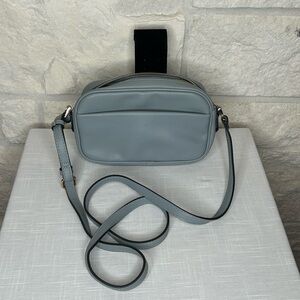 A New Day Purse NWOT 9 X 5 Crossbody great for Easter Bluish Gray